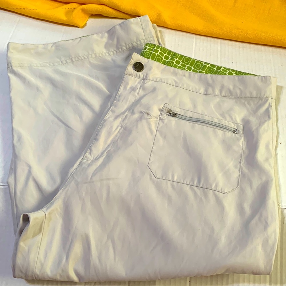 Sierra Design crop cargo hike bike beach cruise Dri-fit khaki pants outdoor 14